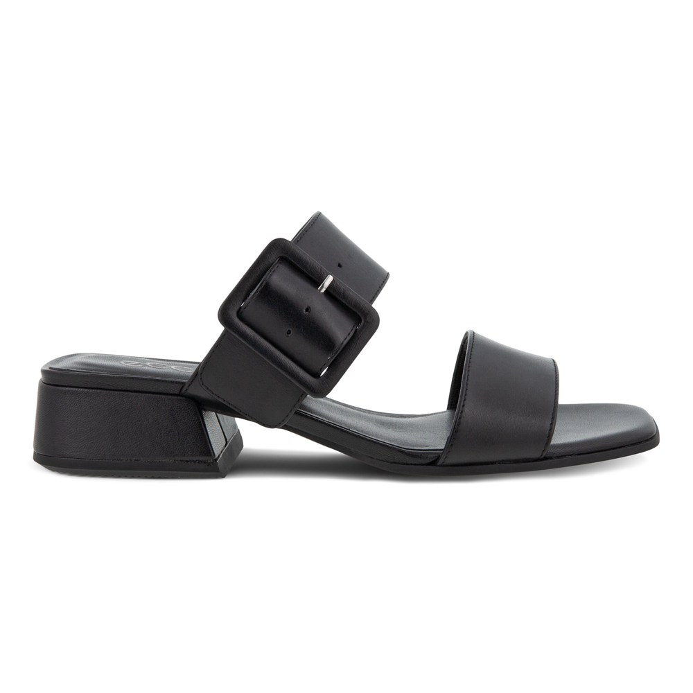 ECCO Womens Sandals Black - Elevate Squared - VIC-150827